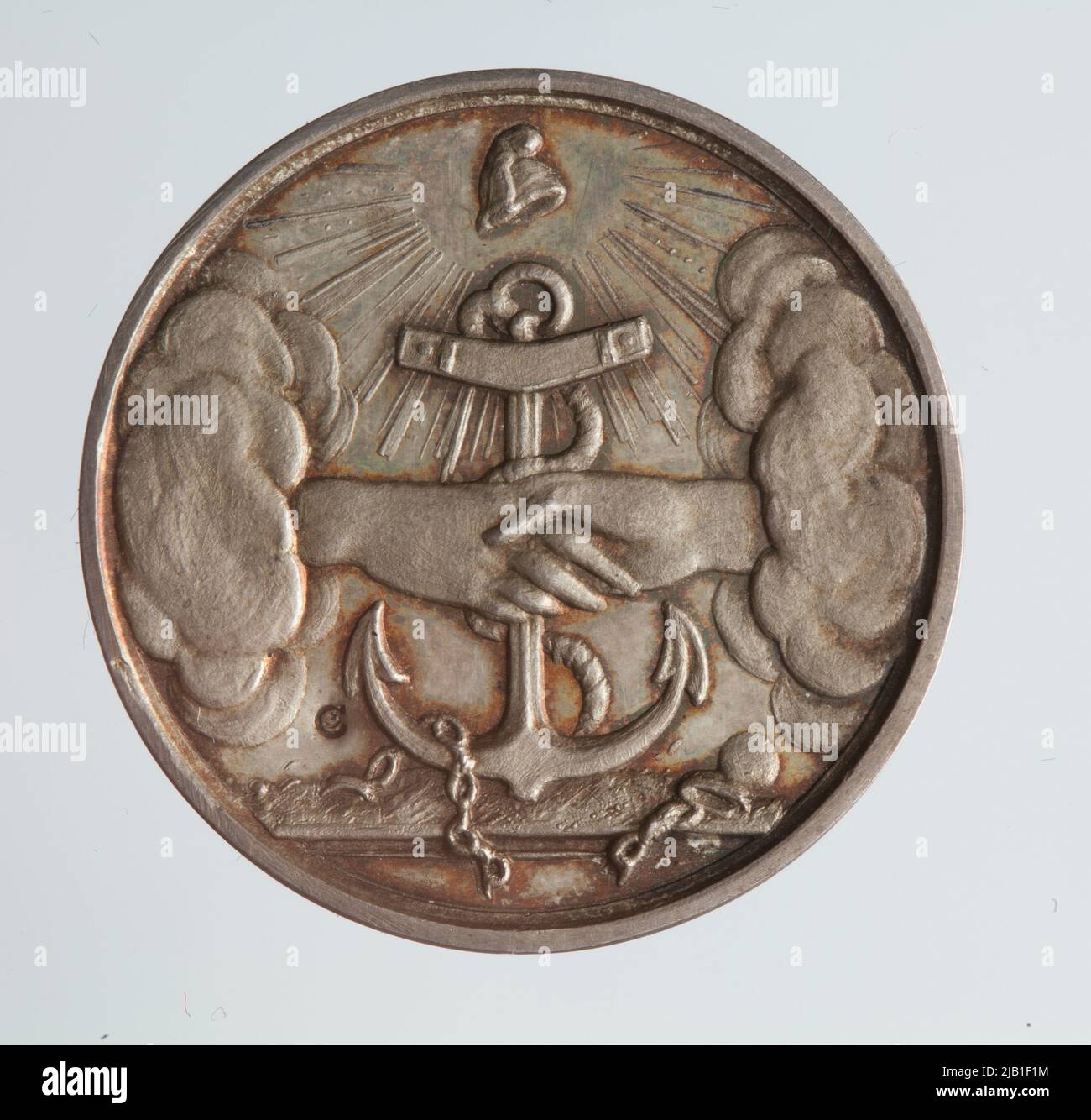 Medal commemorating the 3rd anniversary of the outbreak of the November Uprising Stock Photo