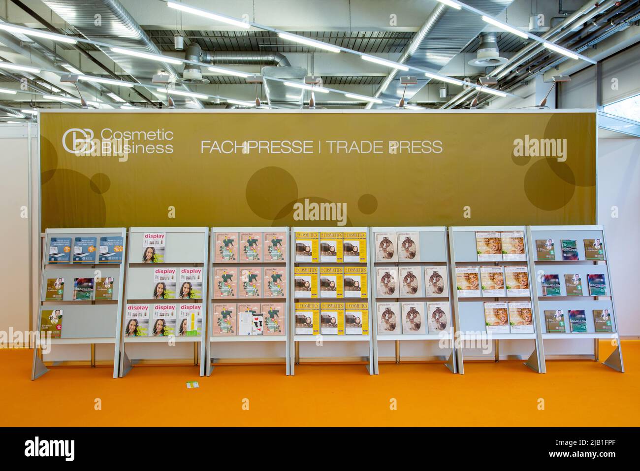 Munich, Germany. 02nd June, 2022. Trade Press at the Cosmetic Business 2022 trade fair in Munich, Germay on June 2, 2022. (Photo by Alexander Pohl/Sipa USA) Credit: Sipa USA/Alamy Live News Stock Photo