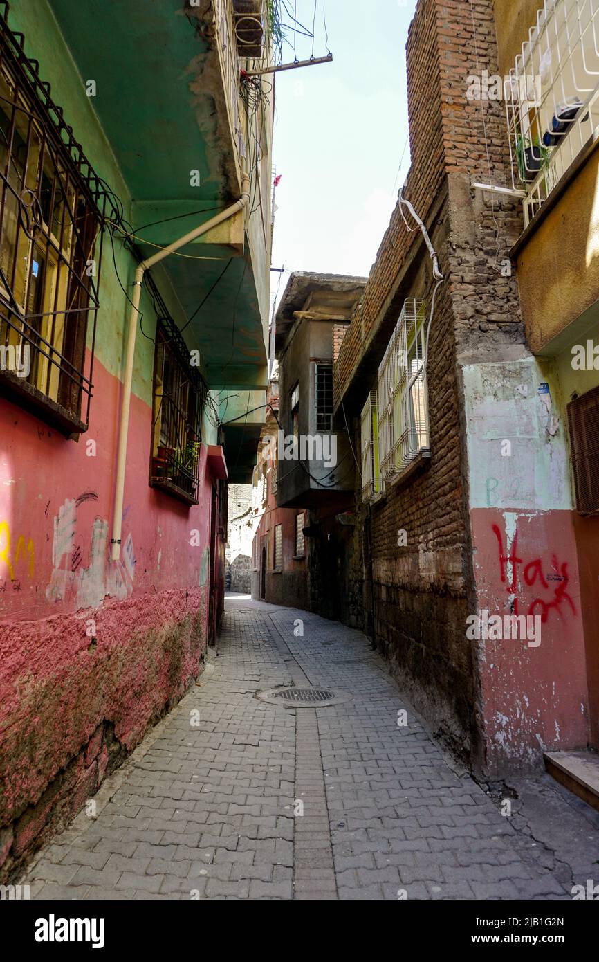 8 May 2022 Diyarbakir Turkey. City Walls of Diyarbakir Sur ici in Diyarbakir; Stock Photo