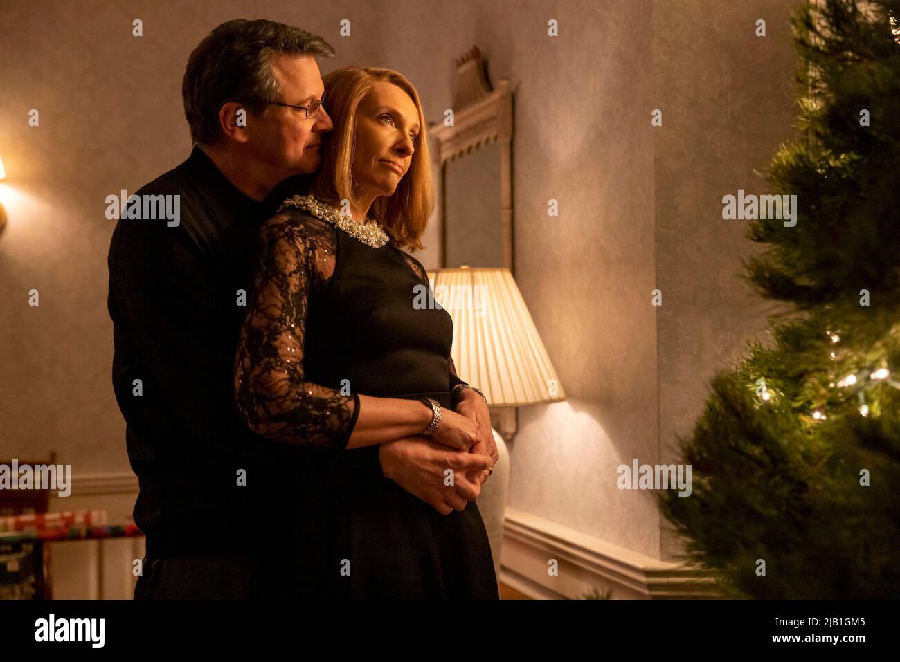 COLIN FIRTH and TONI COLLETTE in THE STAIRCASE (2022), directed by ANTONIO CAMPOS and LEIGH JANIAK. Credit: Annapurna Television / HBO Max / Album Stock Photo