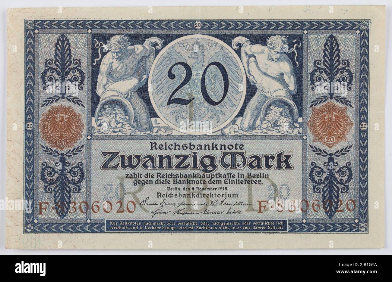 BANKNOTESコレクション④ 22枚 Circulated German Paper Money 1915 Year Banknotes for sale