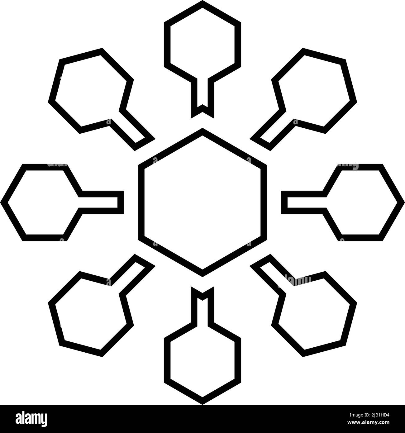 Different, variety, big data icon. Well organized simple vector and ...