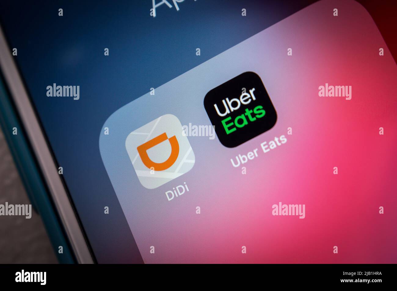 Uber eats app hi-res stock photography and images - Alamy