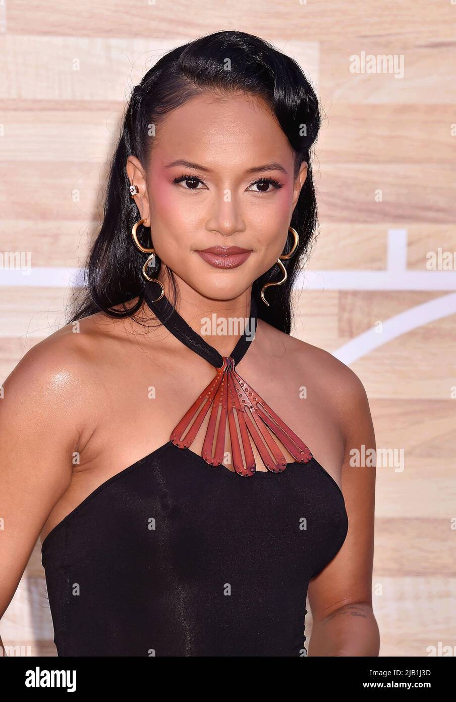 WESTWOOD, CA - JUNE 01: Karrueche Tran attends Netflix's "Hustle" World