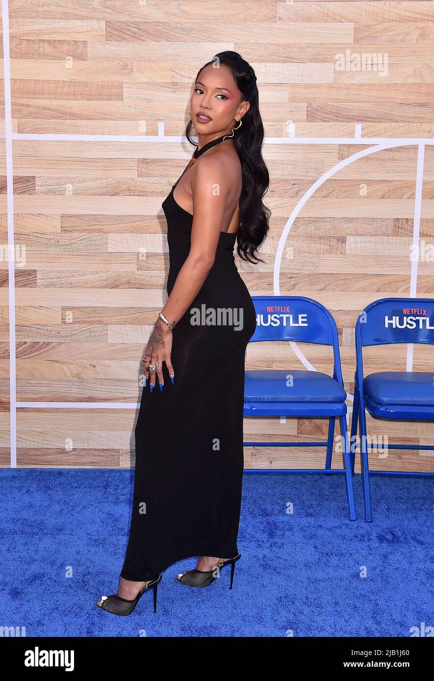 WESTWOOD, CA - JUNE 01: Karrueche Tran attends Netflix's "Hustle" World
