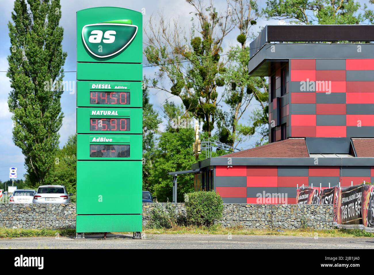 Kostice, Czech Republic. 02nd June, 2022. Czech fuel prices have
