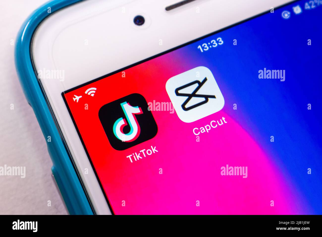 Kumamoto JAPAN Jul 19 2021 Chinese Social Media Video App TikTok 
