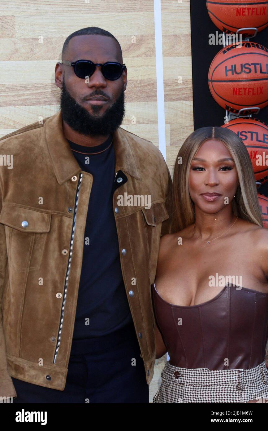 Los Angeles, CA. 1st June, 2022. LeBron James, Savannah James at ...