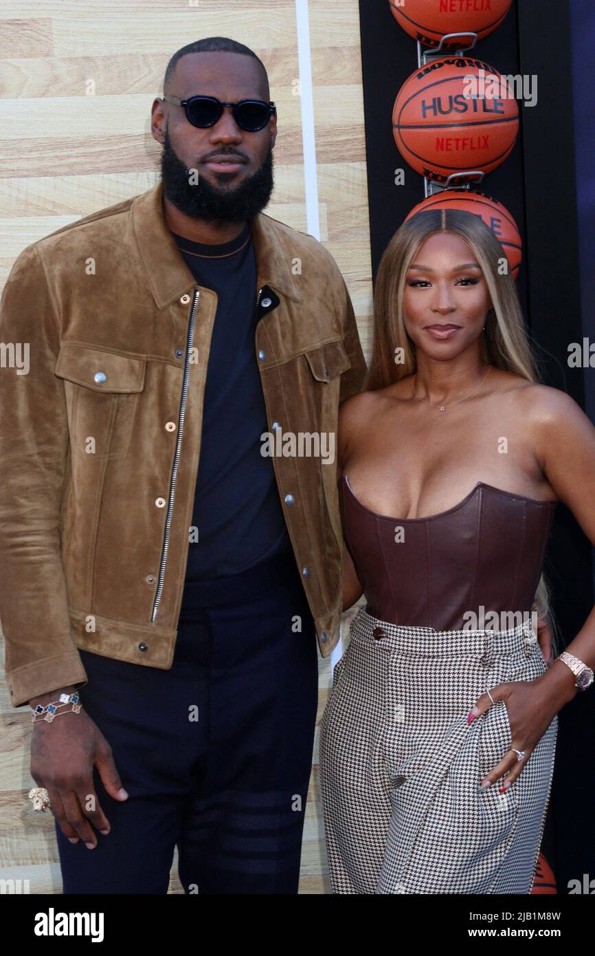 Los Angeles, CA. 1st June, 2022. LeBron James, Savannah James at ...
