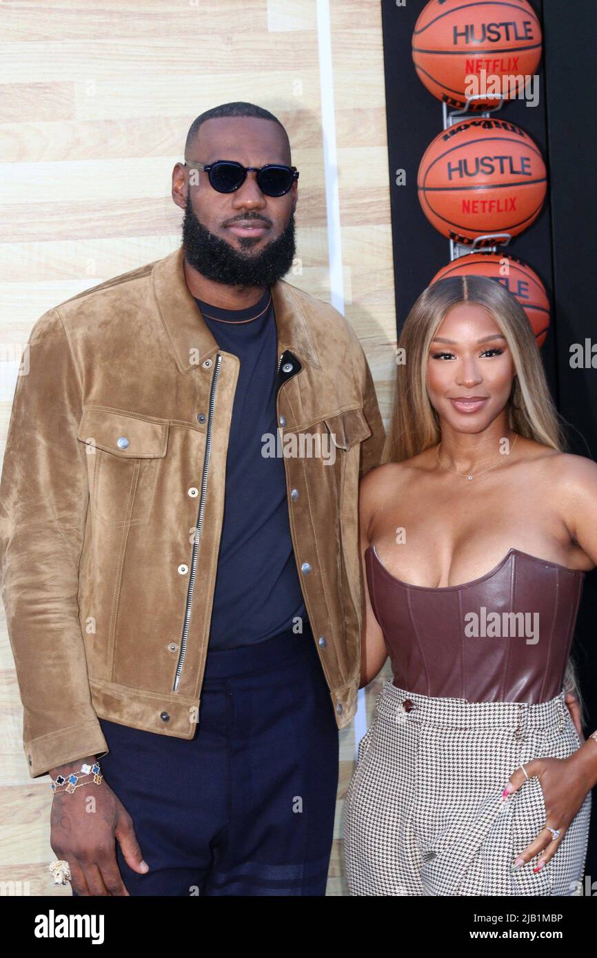 Los Angeles, CA. 1st June, 2022. LeBron James, Savannah James at ...
