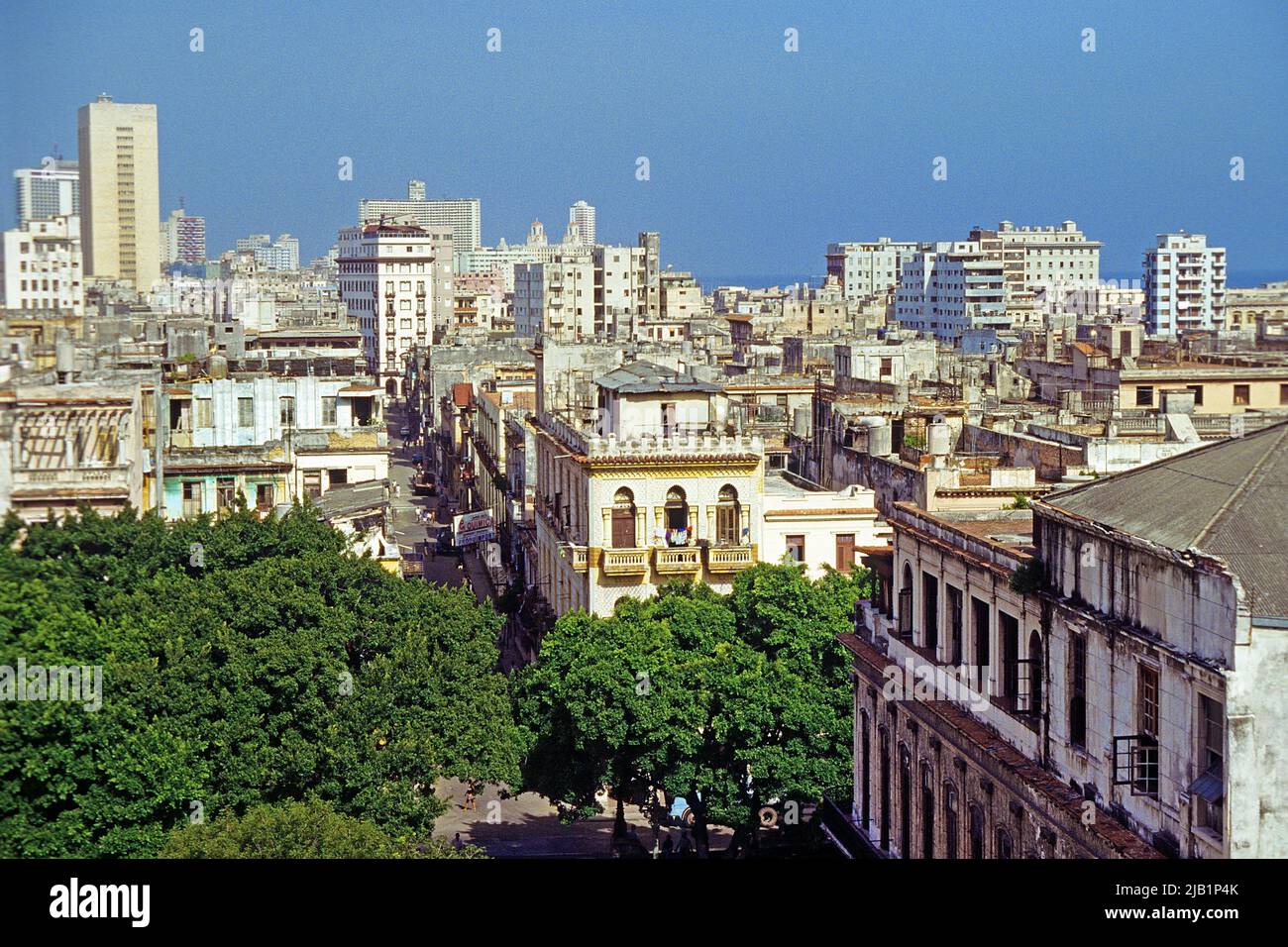 View on Havana, captital of Cuba, Caribbean Stock Photo