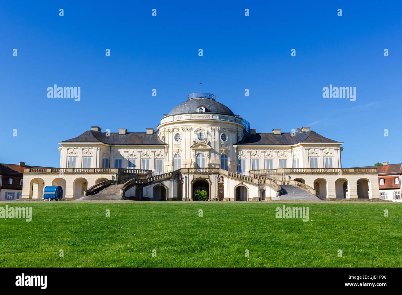 Stuttgart Solitude Castle architecture travel traveling in Germany Stock Photo