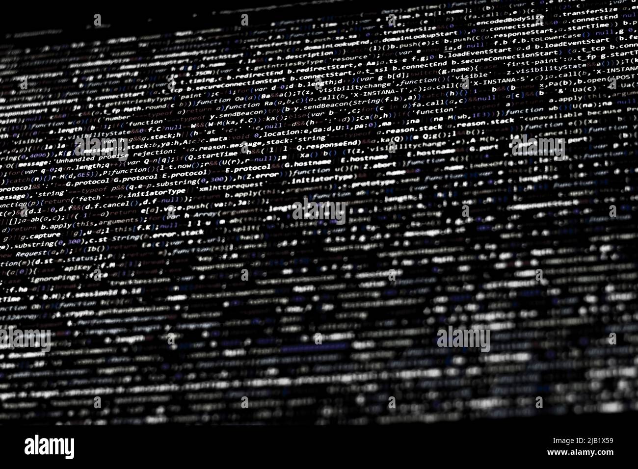 Html Code on Dark Background Stock Image - Image of software, screen:  155503891