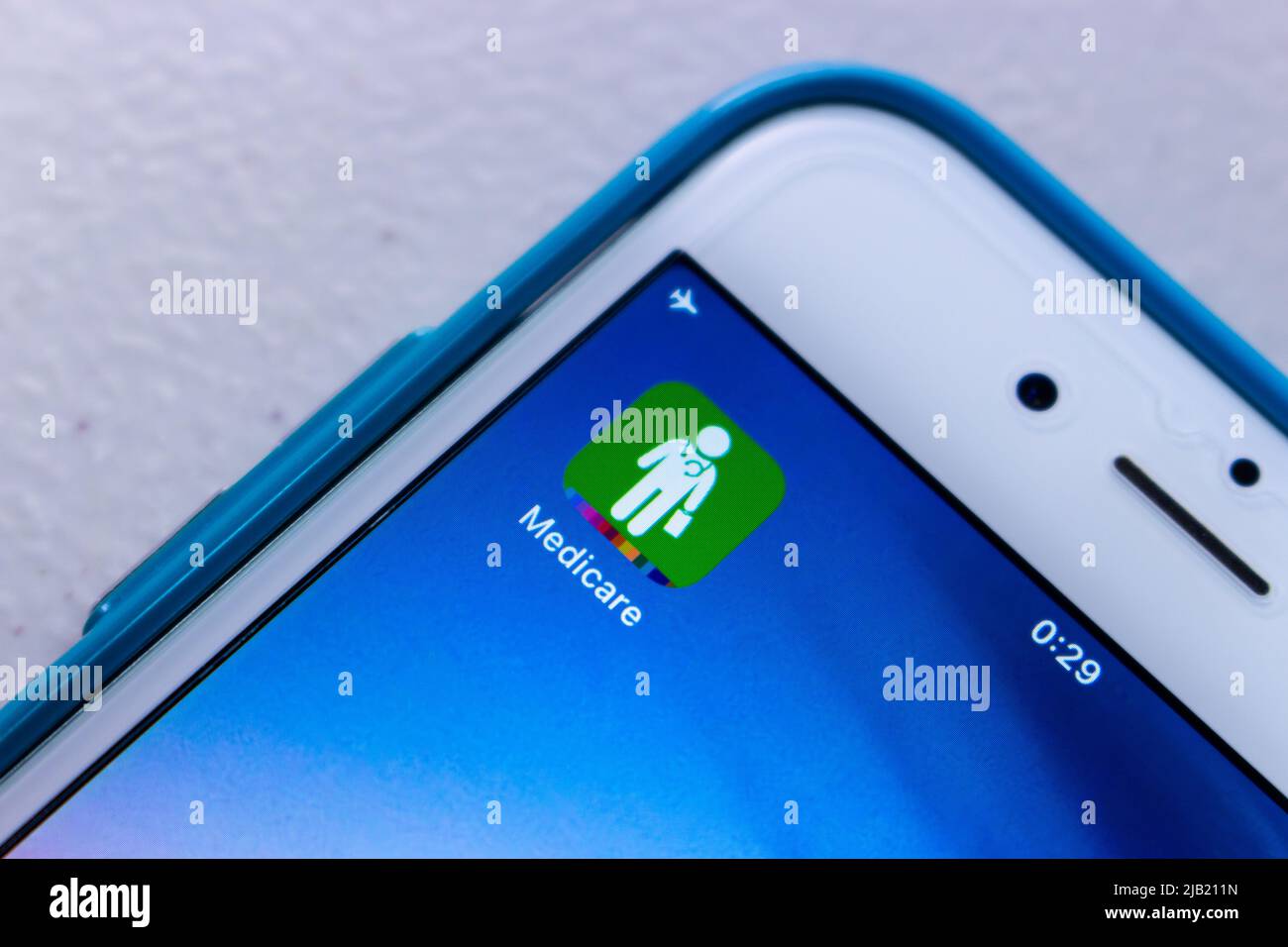 Kumamoto, JAPAN Oct 18 2021 Express Plus Medicare mobile app on