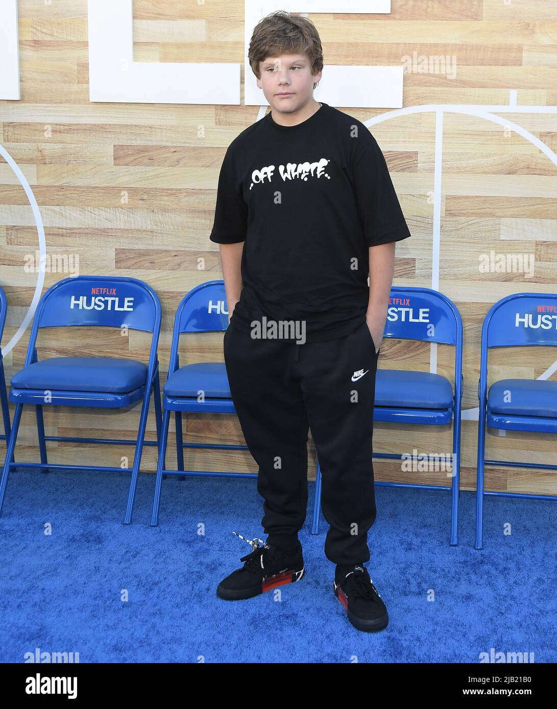 Max Simkins arrives at Netflix's HUSTLE Los Angeles Premiere held at