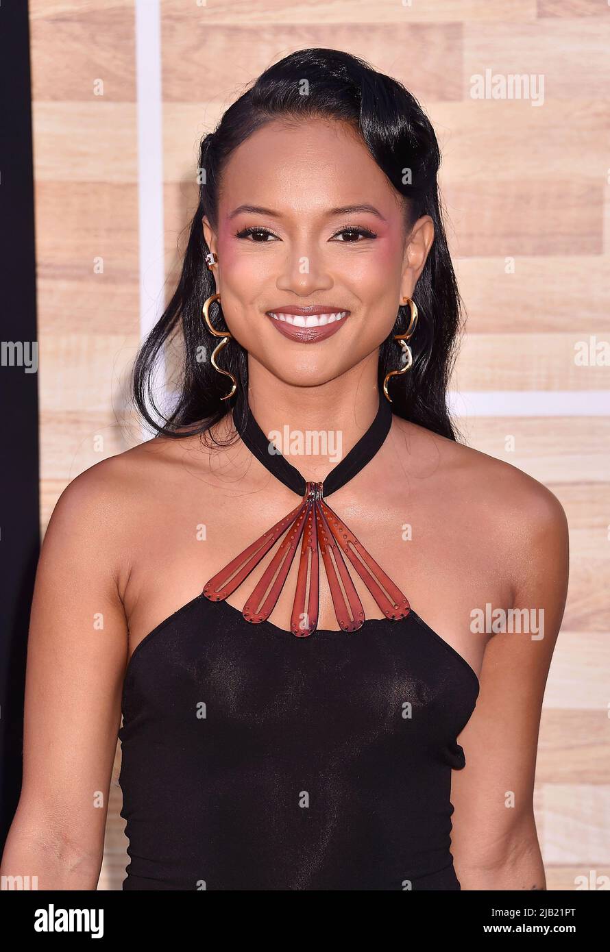 WESTWOOD, CA - JUNE 01: Karrueche Tran attends Netflix's "Hustle" World