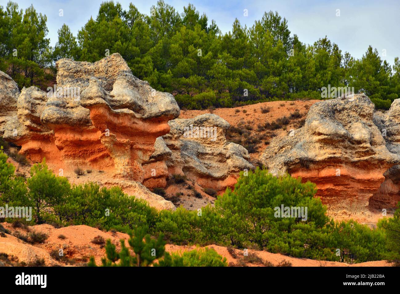 Layers of the earth's crust Stock Photo