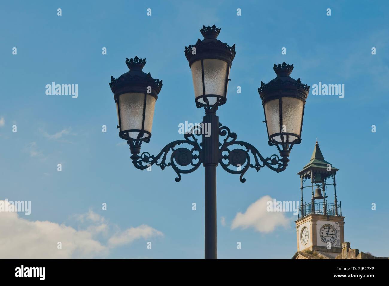 Clock old lamppost in the street hi-res stock photography and images ...