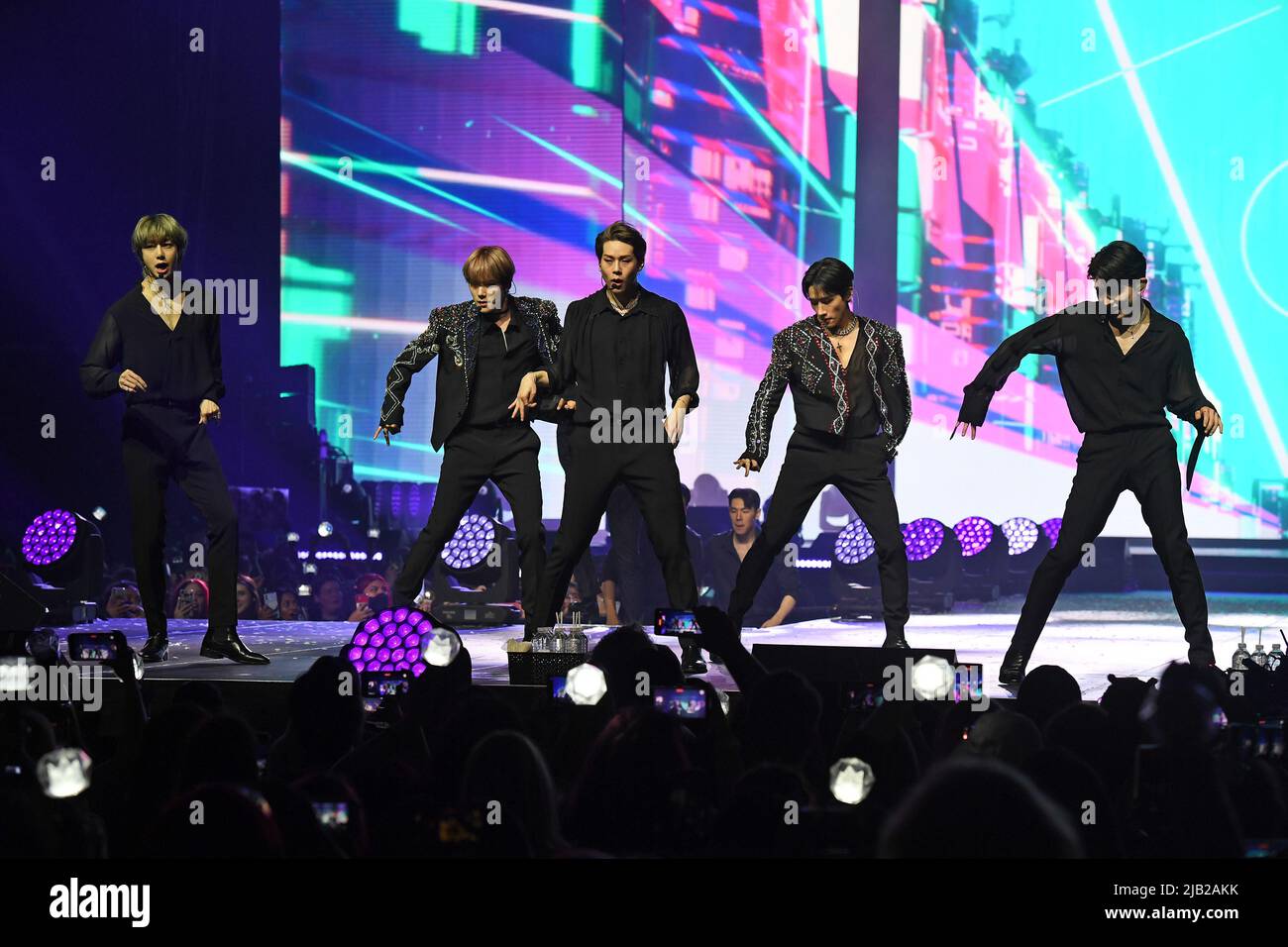 SUNRISE FL JUNE 01 Monsta X perform during the No Limit Tour at The