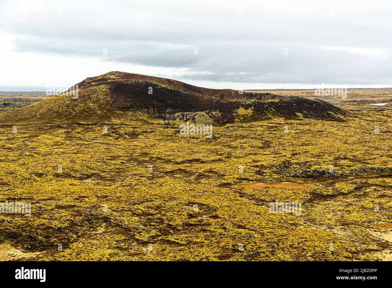 Saxhóll Crater in Iceland Stock Photo