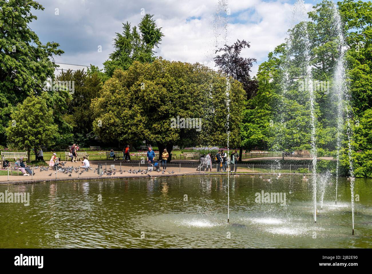 Royal Leamington Spa, Warwickshire, UK. 2nd June, 2022. People were out