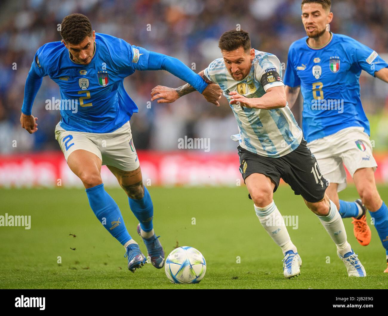 London, UK. 01 Jun 2022 Italy v Argentina Finalissima 2022