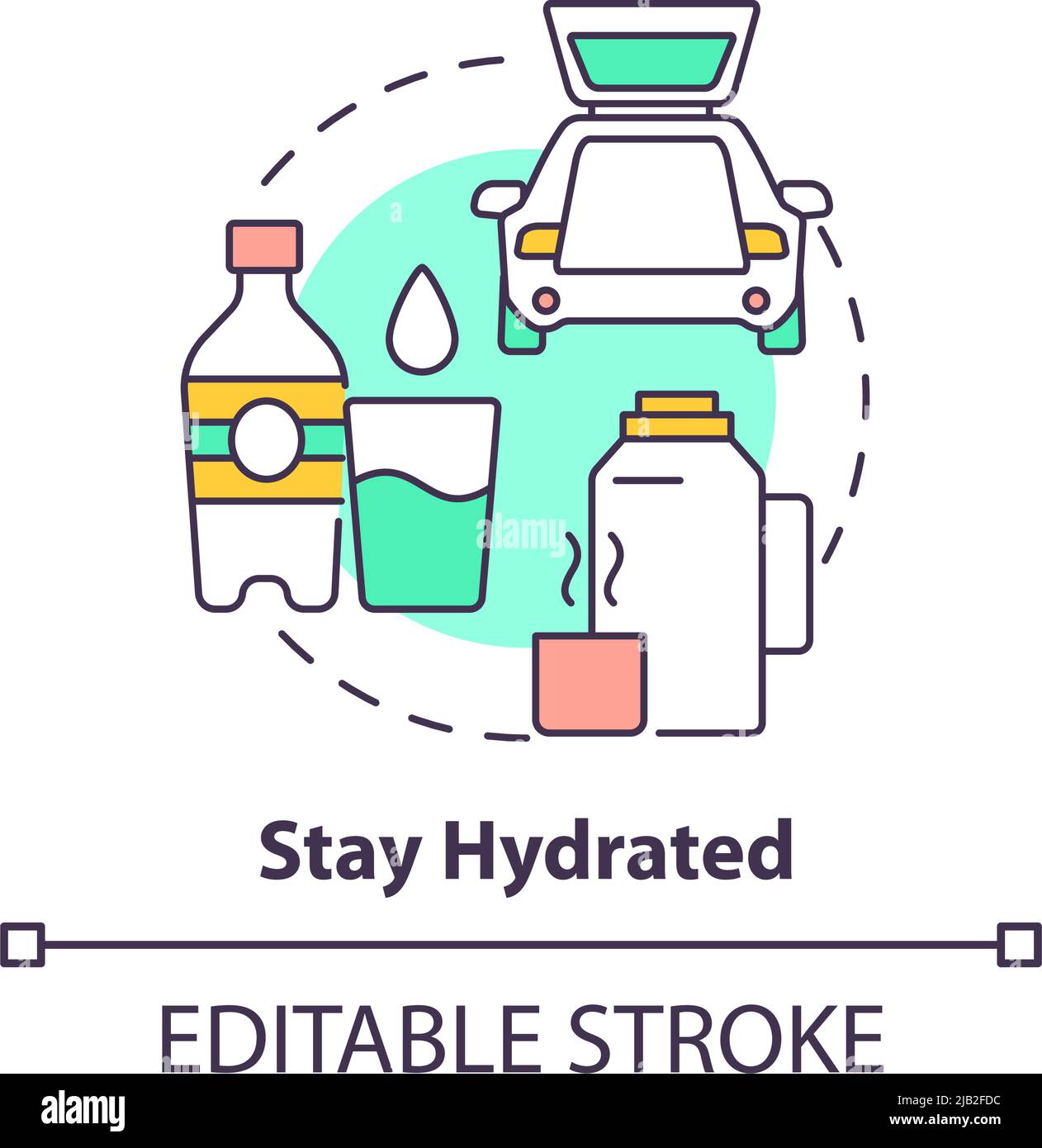 Stay hydrated concept icon Stock Vector Image & Art Alamy