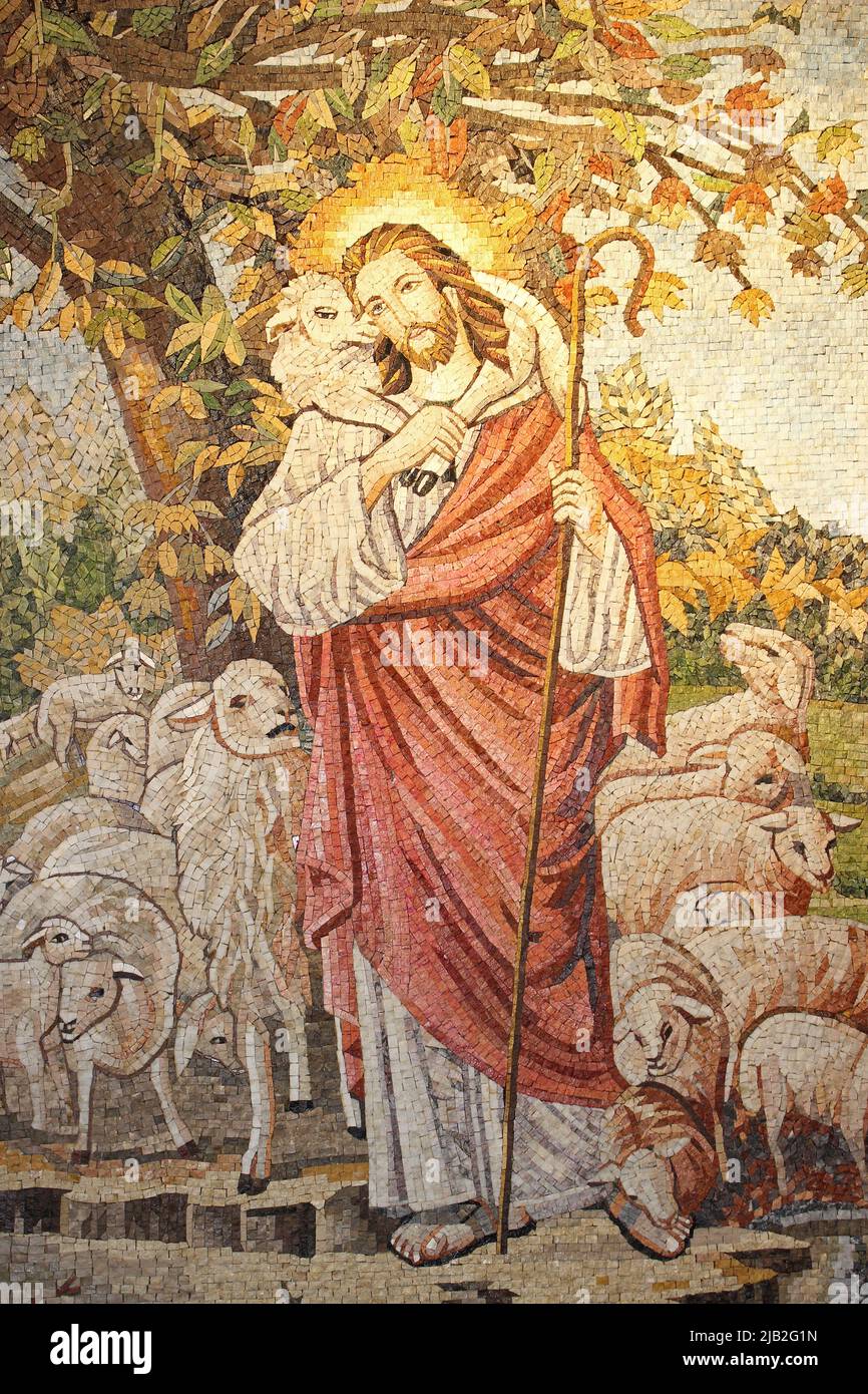 Jesus the shepherd hi-res stock photography and images - Alamy