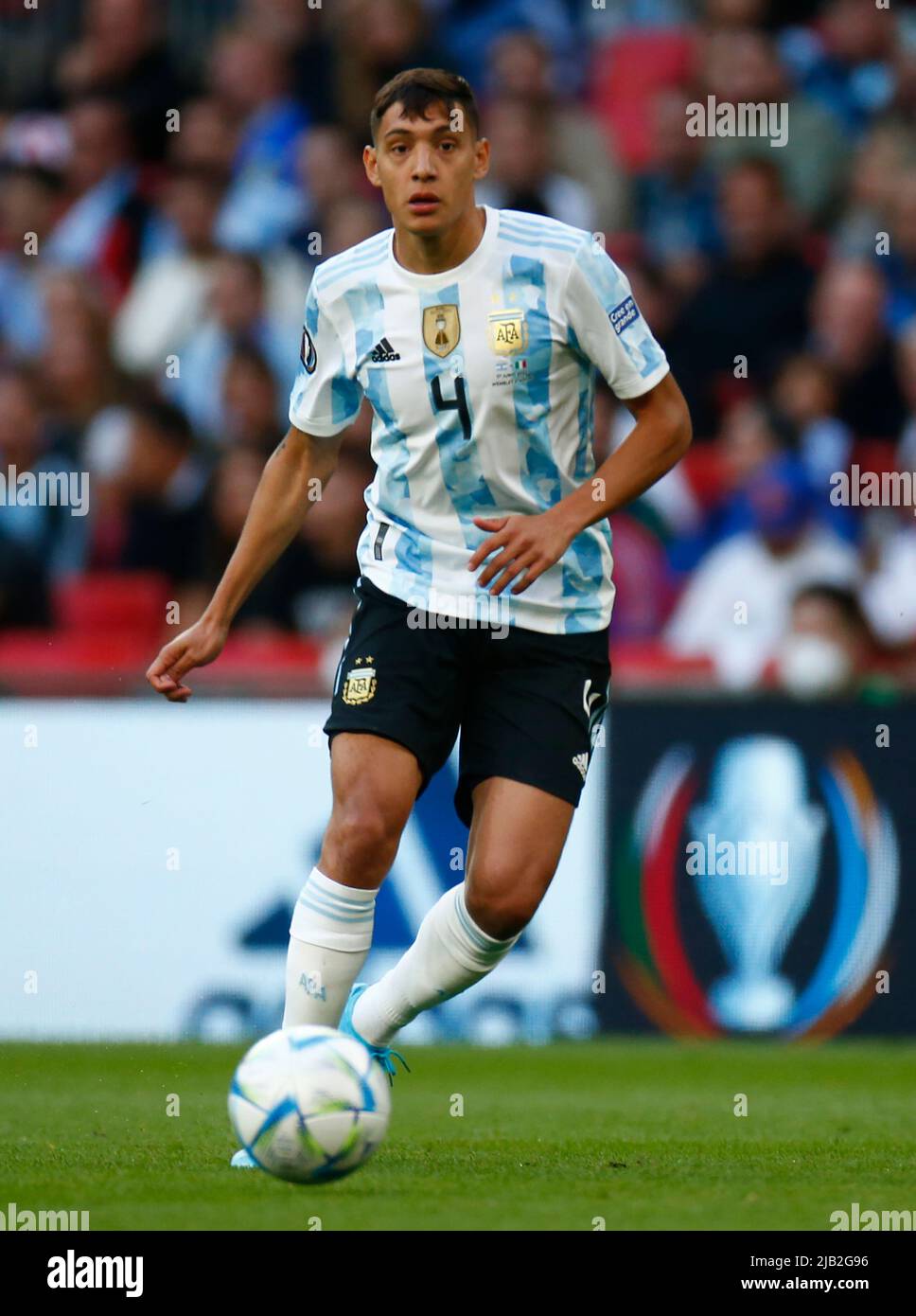 LONDON, ENGLAND - JUNE 01:Nahuel Molina of Argentina during Finalissima  Conmebol - UEFA Cup of Champions between Italy and Argentina at Wembley  Stadi Stock Photo - Alamy