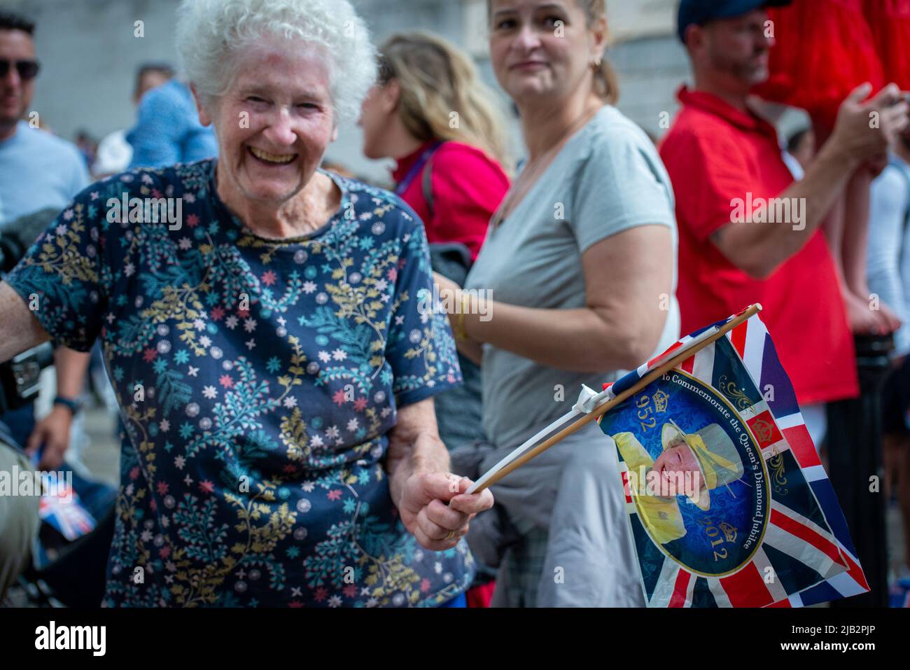 Platinum jubilee, Queen's birthday parade Stock Photo Alamy