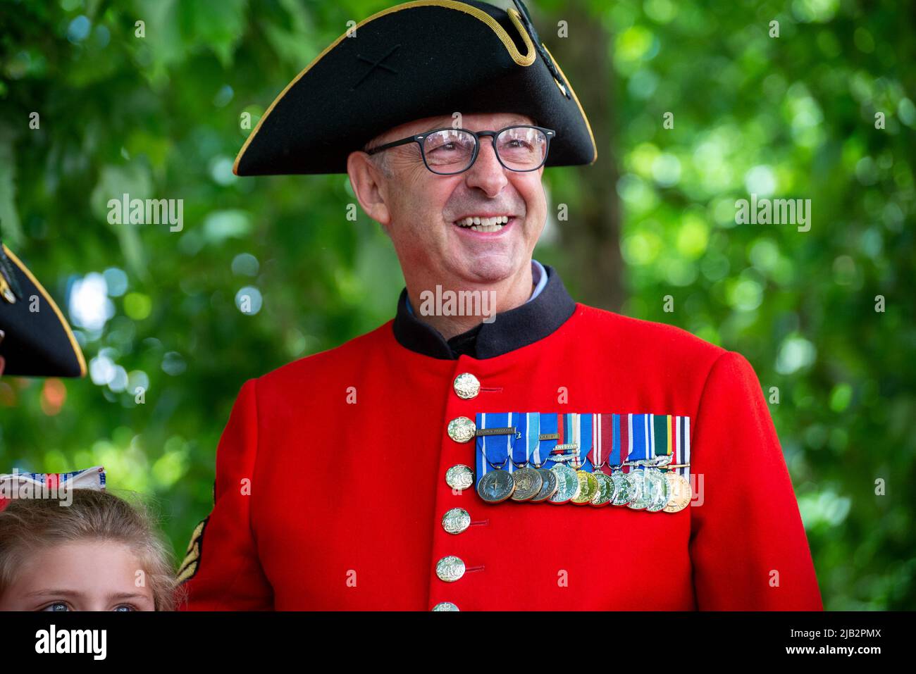 Platinum jubilee, Queen's birthday parade Stock Photo Alamy