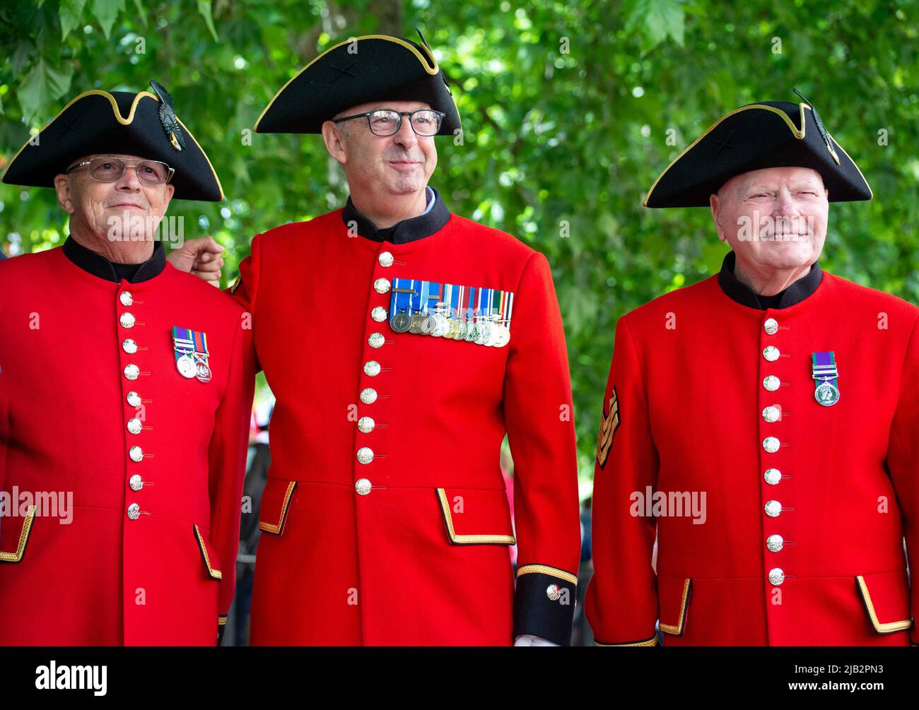 Platinum jubilee, Queen's birthday parade Stock Photo Alamy