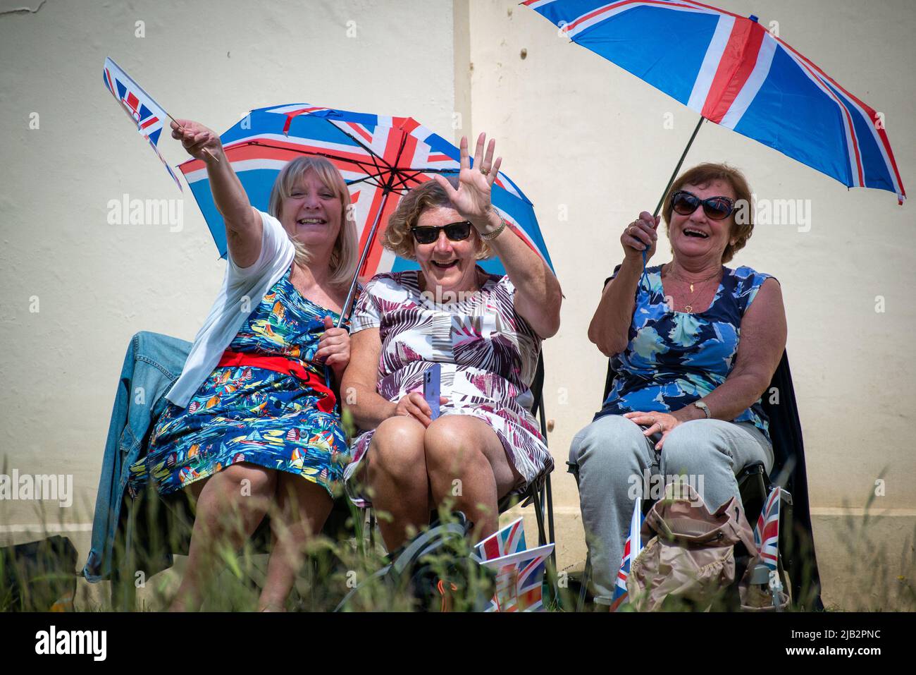 Platinum jubilee, Queen's birthday parade Stock Photo Alamy