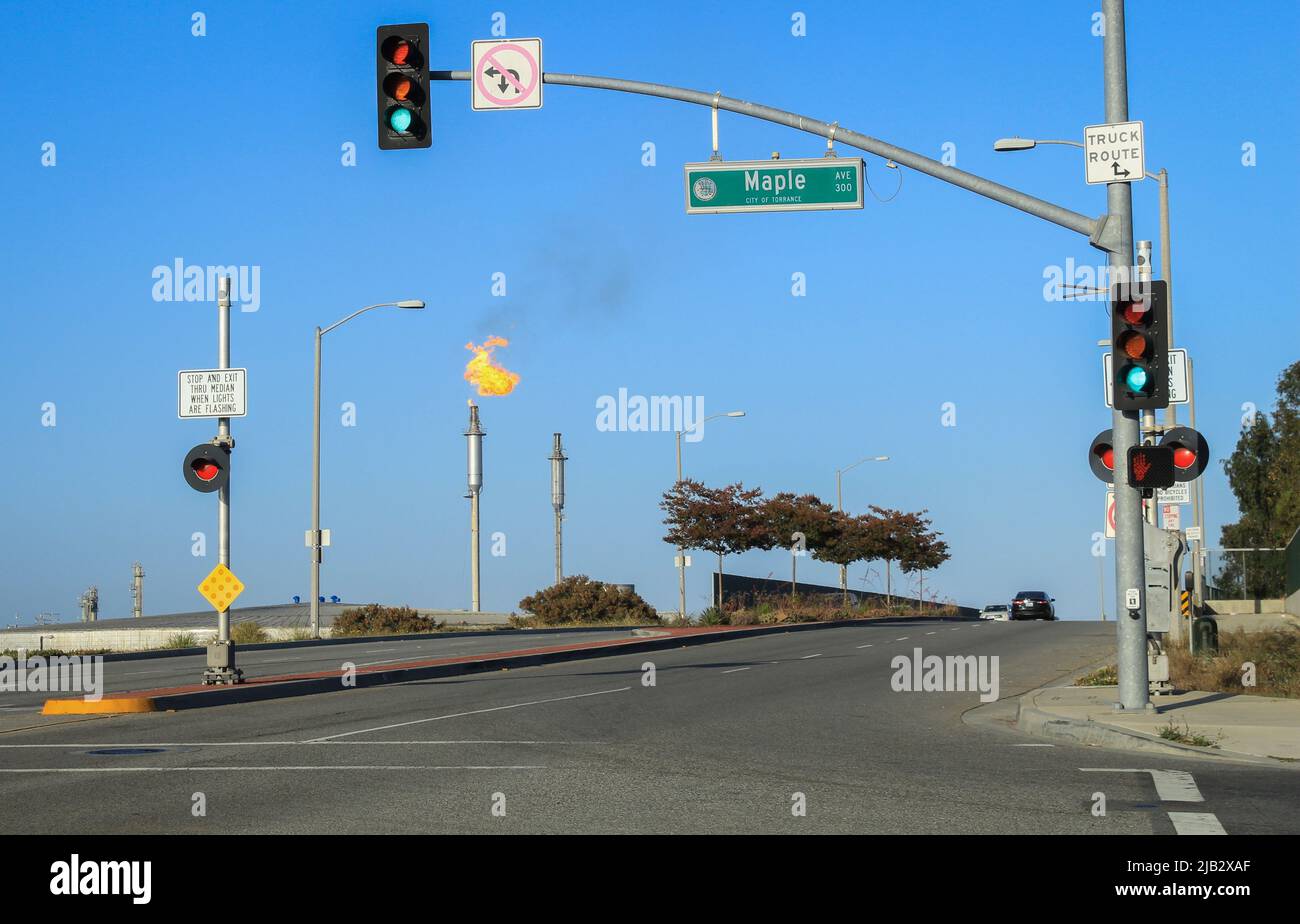 Torrance Refinery Flaring, City of Torrance, Los Angeles County