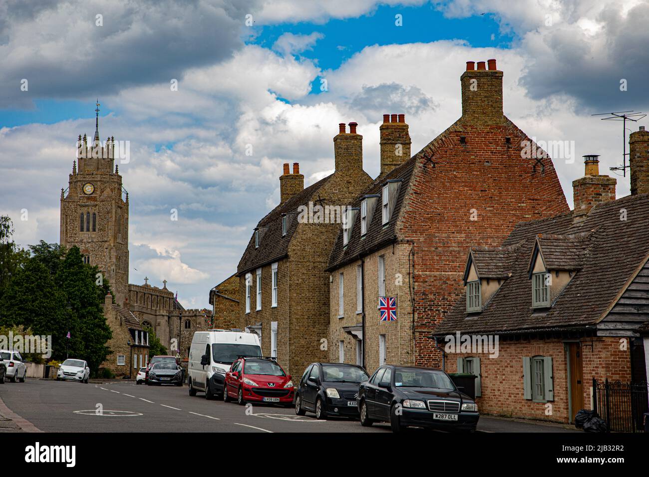 Sutton, Cambridgeshire during the Platinum Jubilee Stock Photo