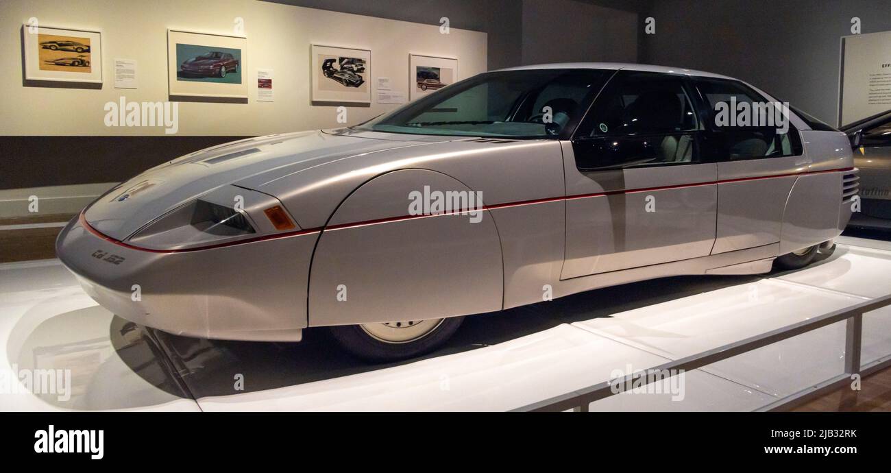 Ford Probe IV, 1983, exhibition, Detroit Style: Car Design in the Motor City, 1950–2020, Detroit Institute of Art. Michigan, USA Stock Photo