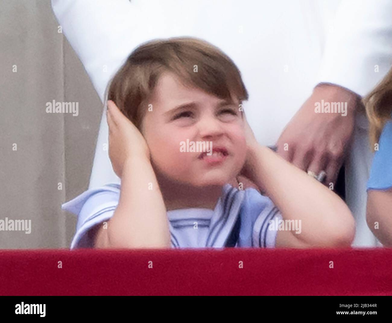 June 2nd, 2022. London, UK. Prince Louis on the Buckingham Palace