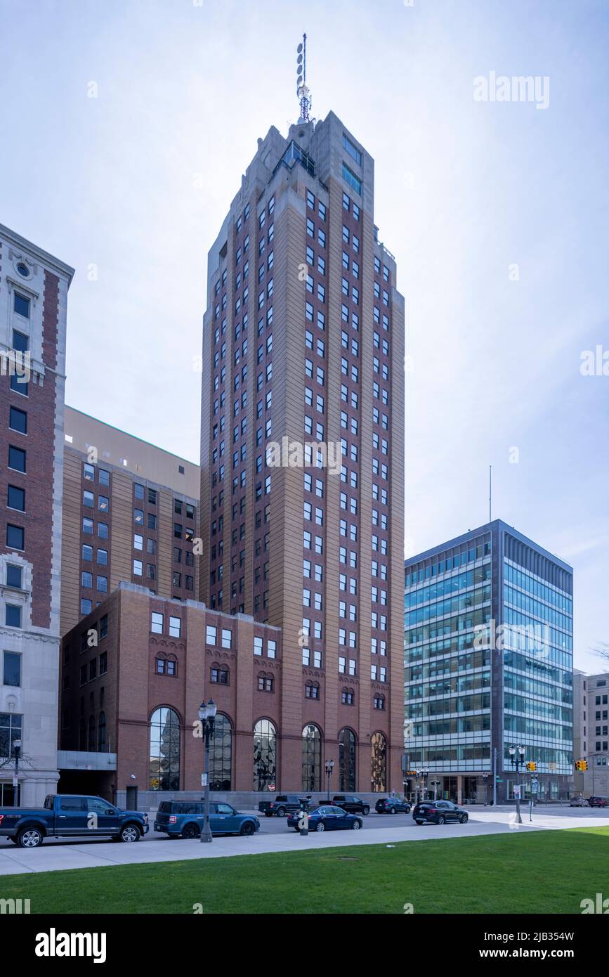 The Boji Tower, also known as the Michigan National Bank Building