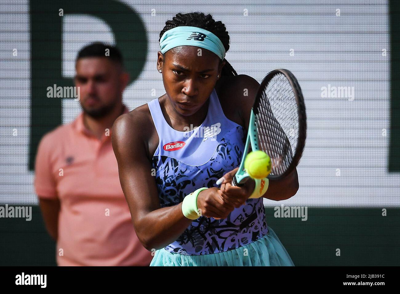 Coco GAUFF of United States during the Day twelve of RolandGarros 2022
