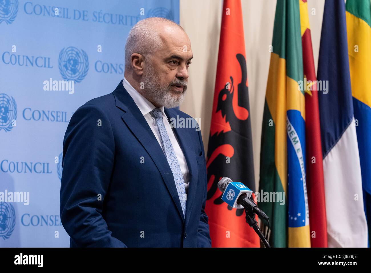 New York, NY June 2, 2022 Edi Rama, Prime Minister of the Republic