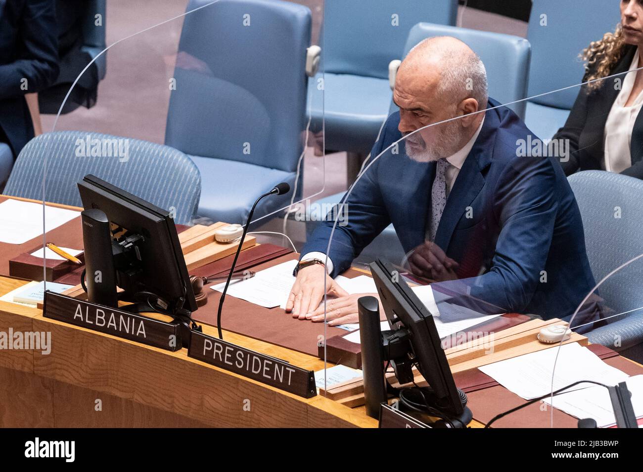 New York, NY June 2, 2022 Edi Rama, Prime Minister of the Republic