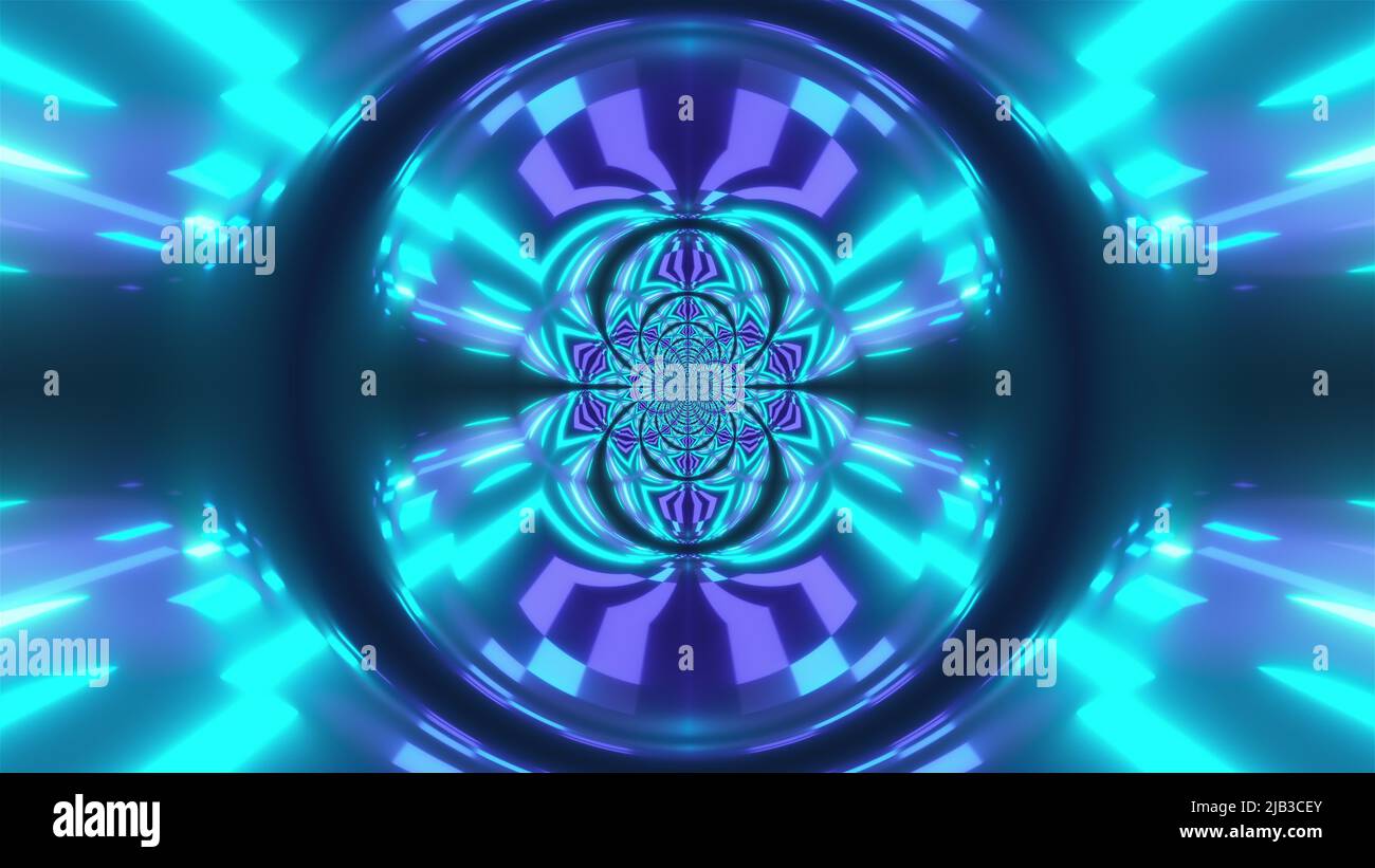 Neon lights. Computer generated 3d render Stock Photo - Alamy