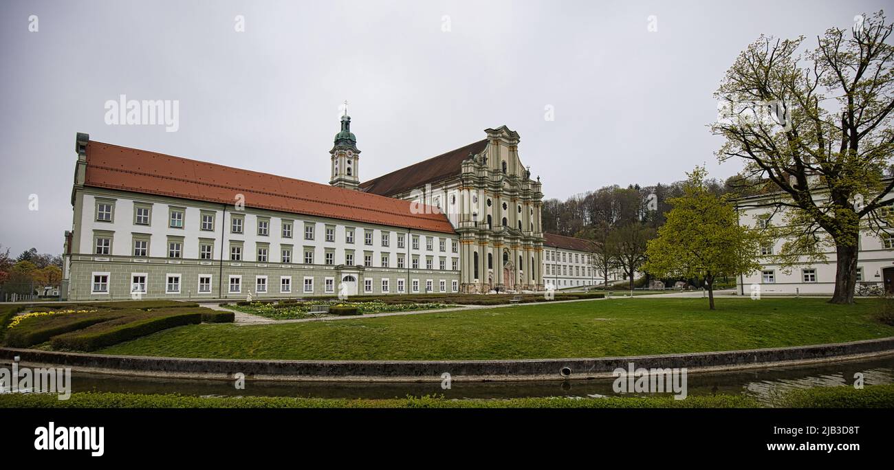 Fürstenfeldbruck, Bavaria, Germany - April 23, 2022: Fürstenfeld Abbey Stock Photo