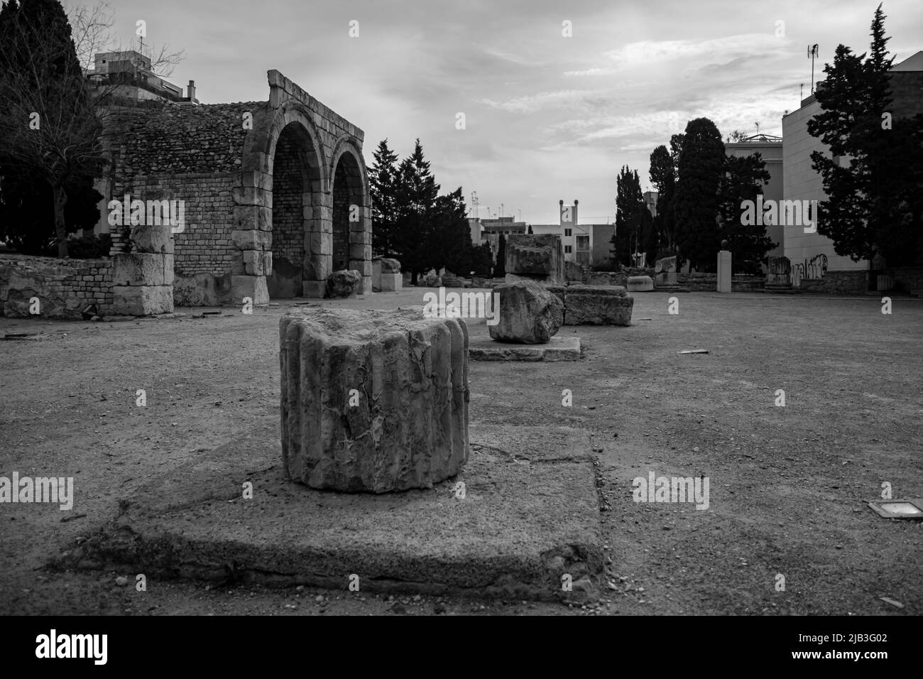 Tarragona old town Black and White Stock Photos & Images - Alamy