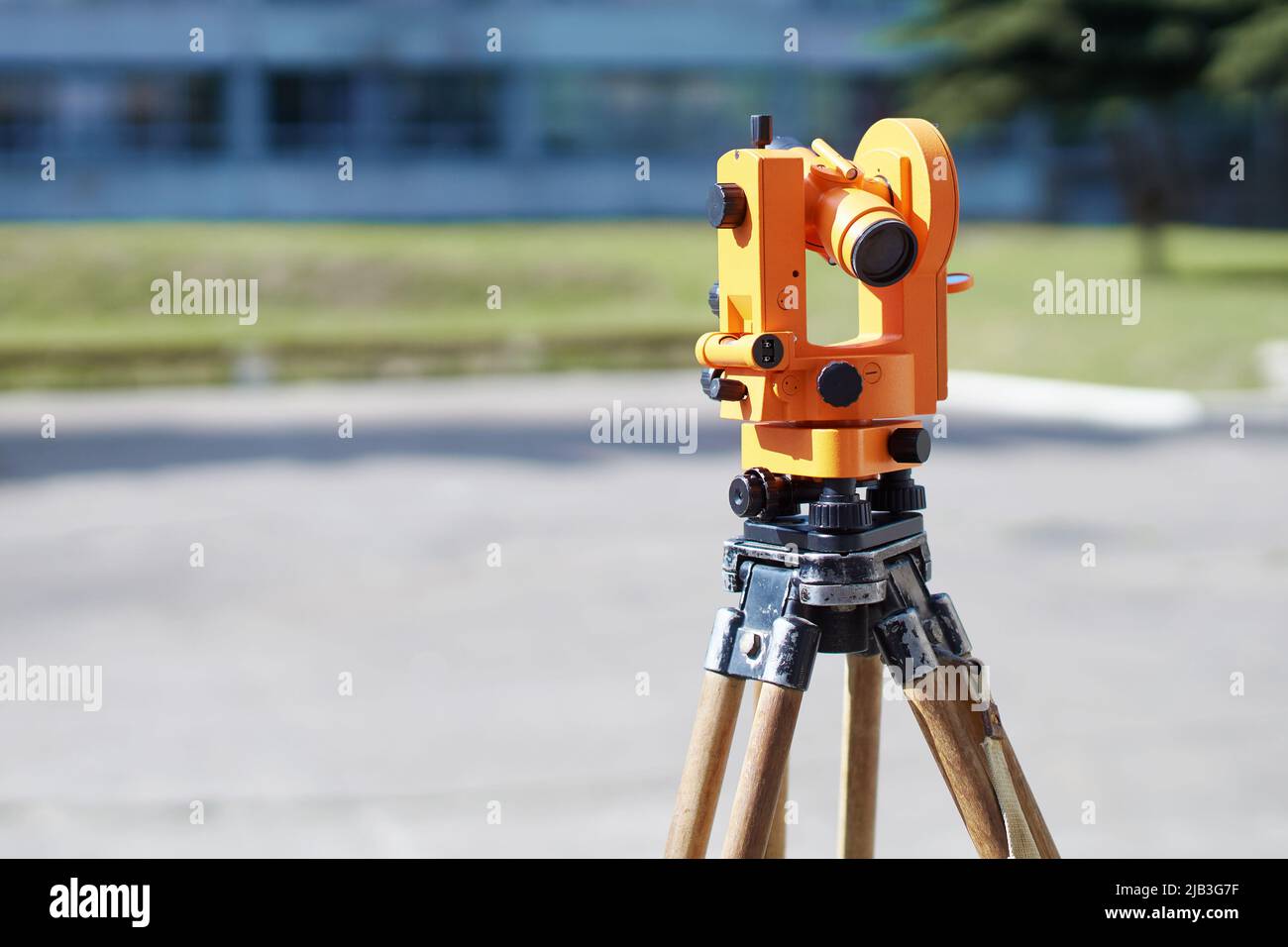 Theodolite a precision optical instrument for measuring angles between designated visible points