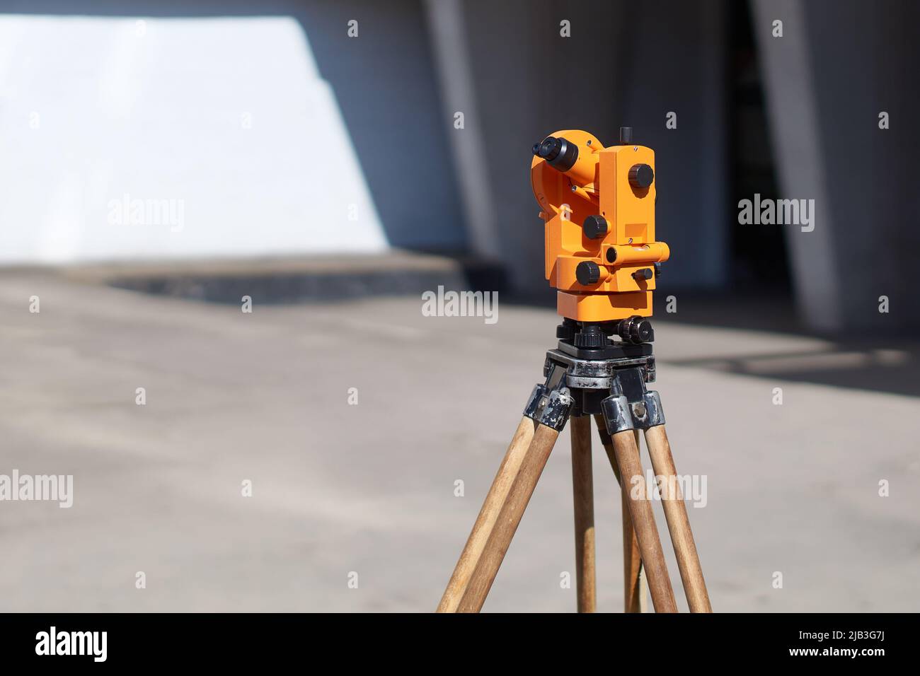 Theodolite a precision optical instrument for measuring angles between