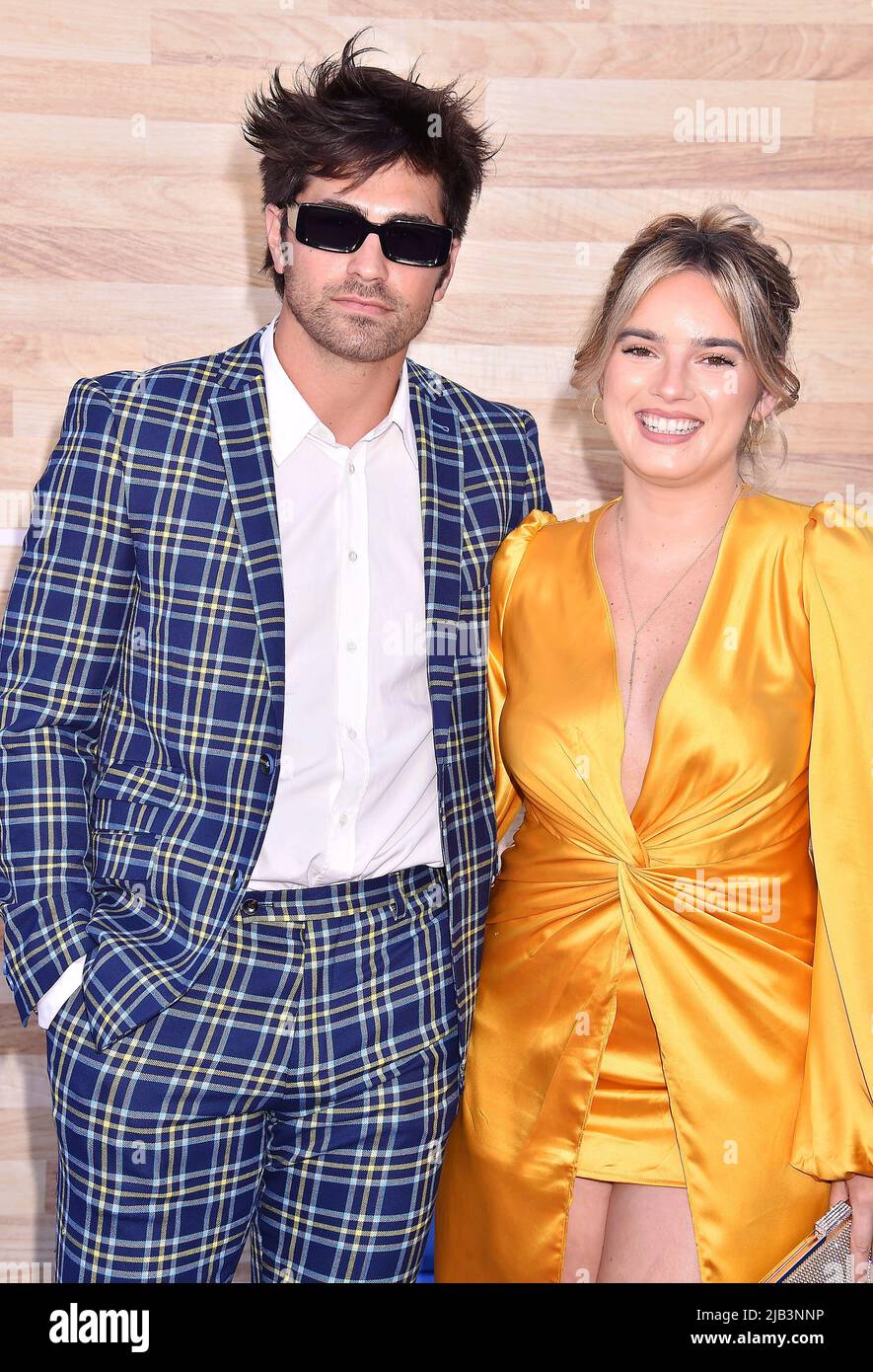 WESTWOOD, CA - JUNE 01: (L-R) Todd Smith and Natalie Noel attend Netflix's "Hustle" World 