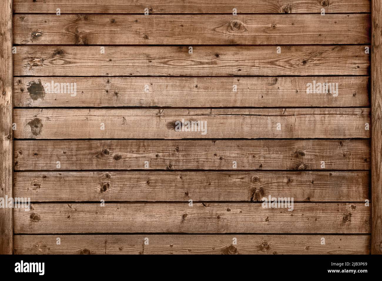 old hardwood panelling pattern for background Stock Photo