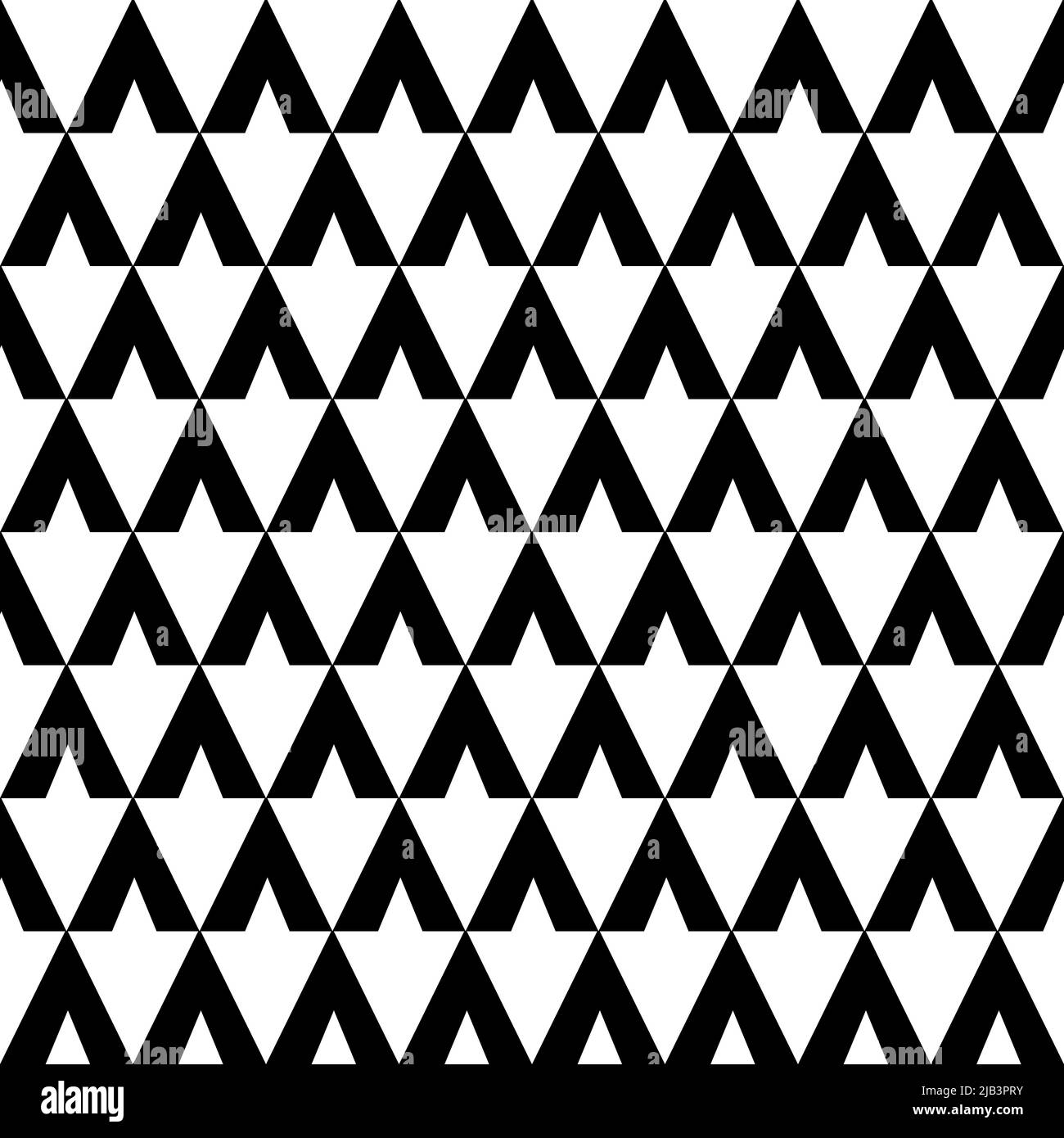 Chevron arrows in a seamless repeat pattern grid design - Vector Illustration Stock Vector