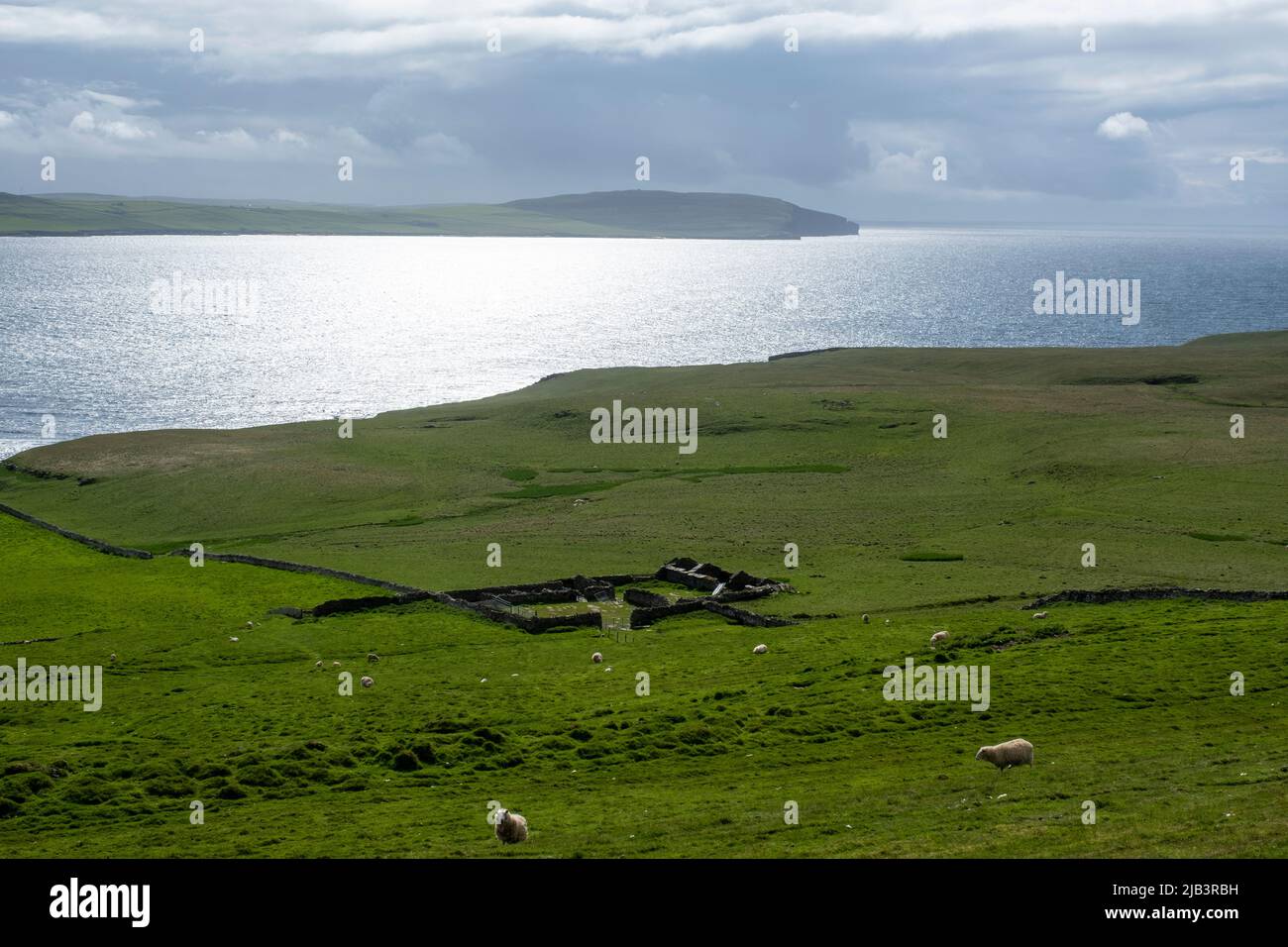 Derelict building on the Island of Rousay, Orkney Islands, Scotland. Stock Photo